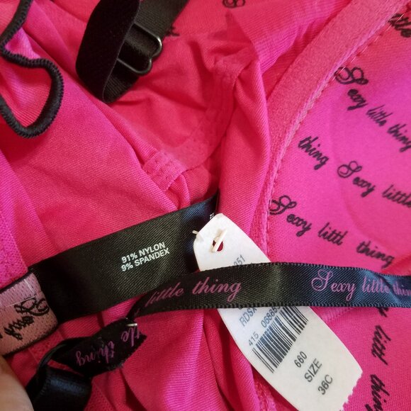 NWT Victoria's Secret Sexy Litter Things Lingerie Pink Size 36C - Picture 8 of 10